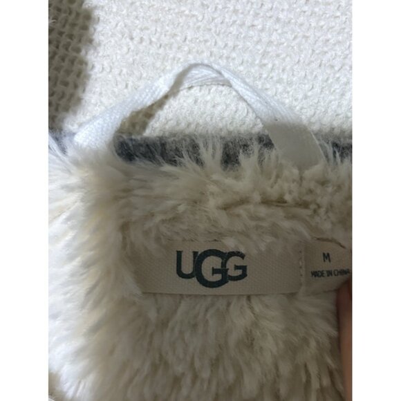 UGG Abriana Shawl Open Front Cardigan Grey Heather size Medium - Picture 10 of 14